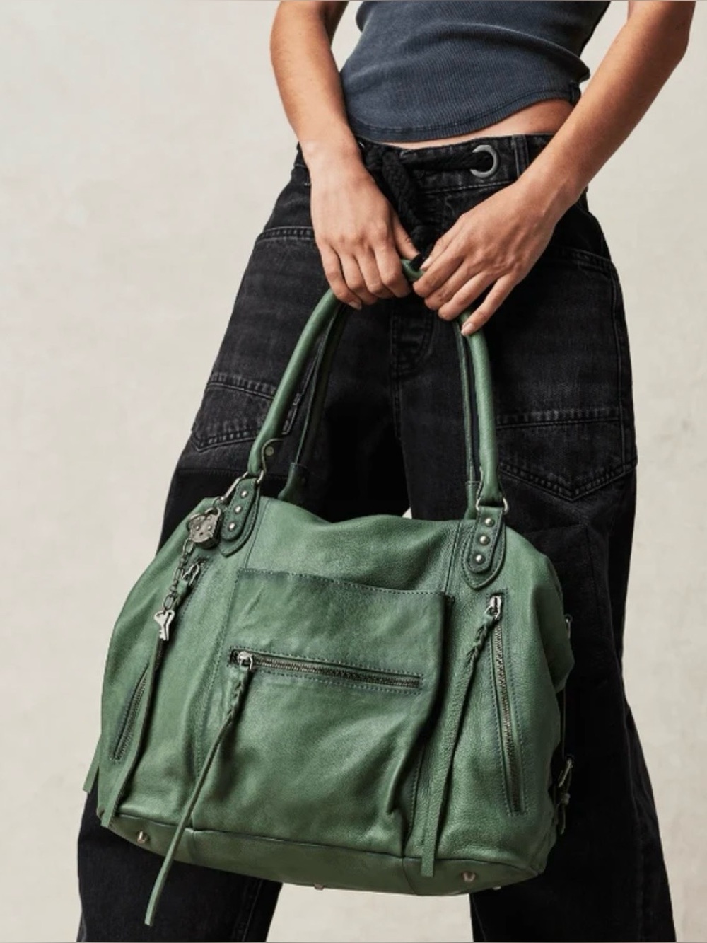 EUC Free People x We The Free Emerson Tote in the Secret Sage